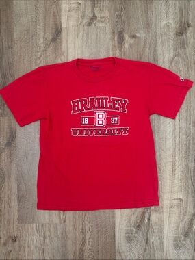 Champion Kids Bradley University Red Graphic Tee